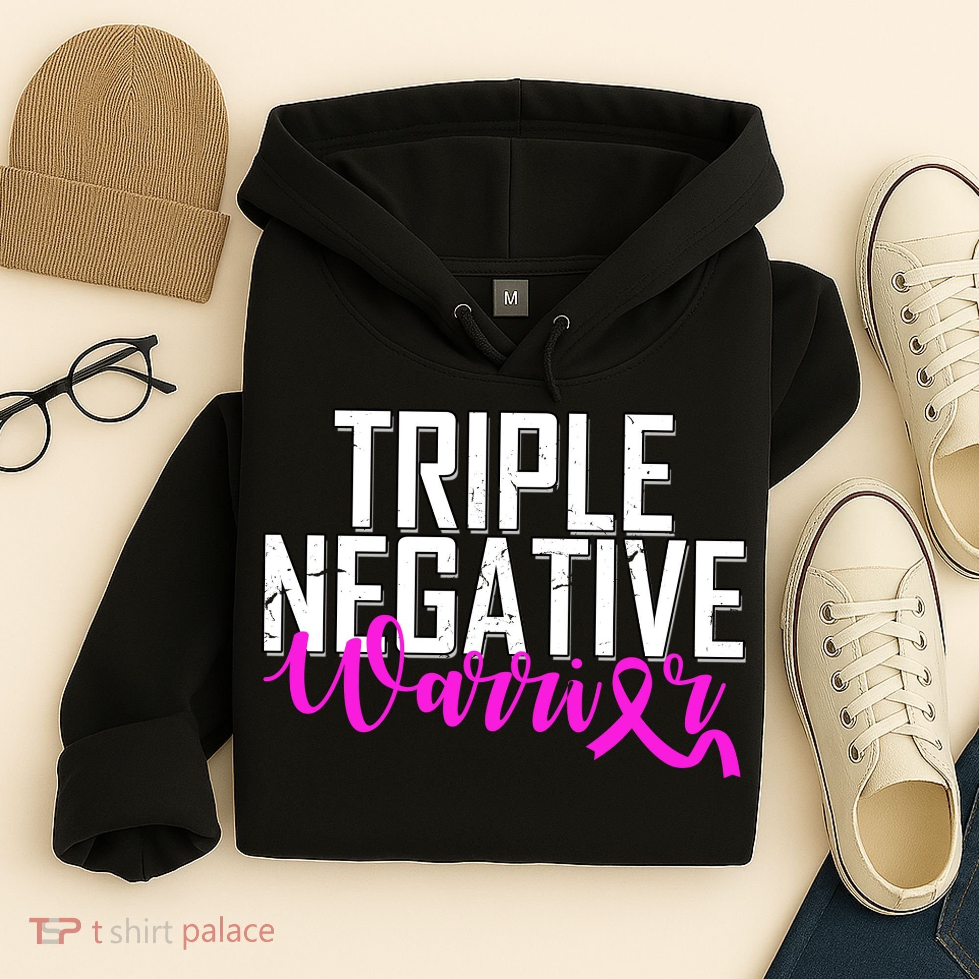 Triple Negative Breast Cancer Warrior Hoodie