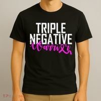 Triple Negative Breast Cancer Warrior T-Shirt thumb 3