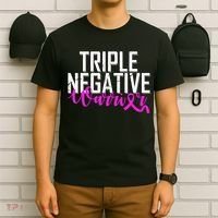 Triple Negative Breast Cancer Warrior T-Shirt thumb 6