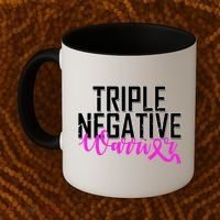 Triple Negative Breast Cancer Warrior Coffee Mug thumb 2