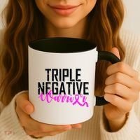 Triple Negative Breast Cancer Warrior Coffee Mug thumb 3