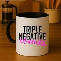 Triple Negative Breast Cancer Warrior Coffee Mug thumb 4