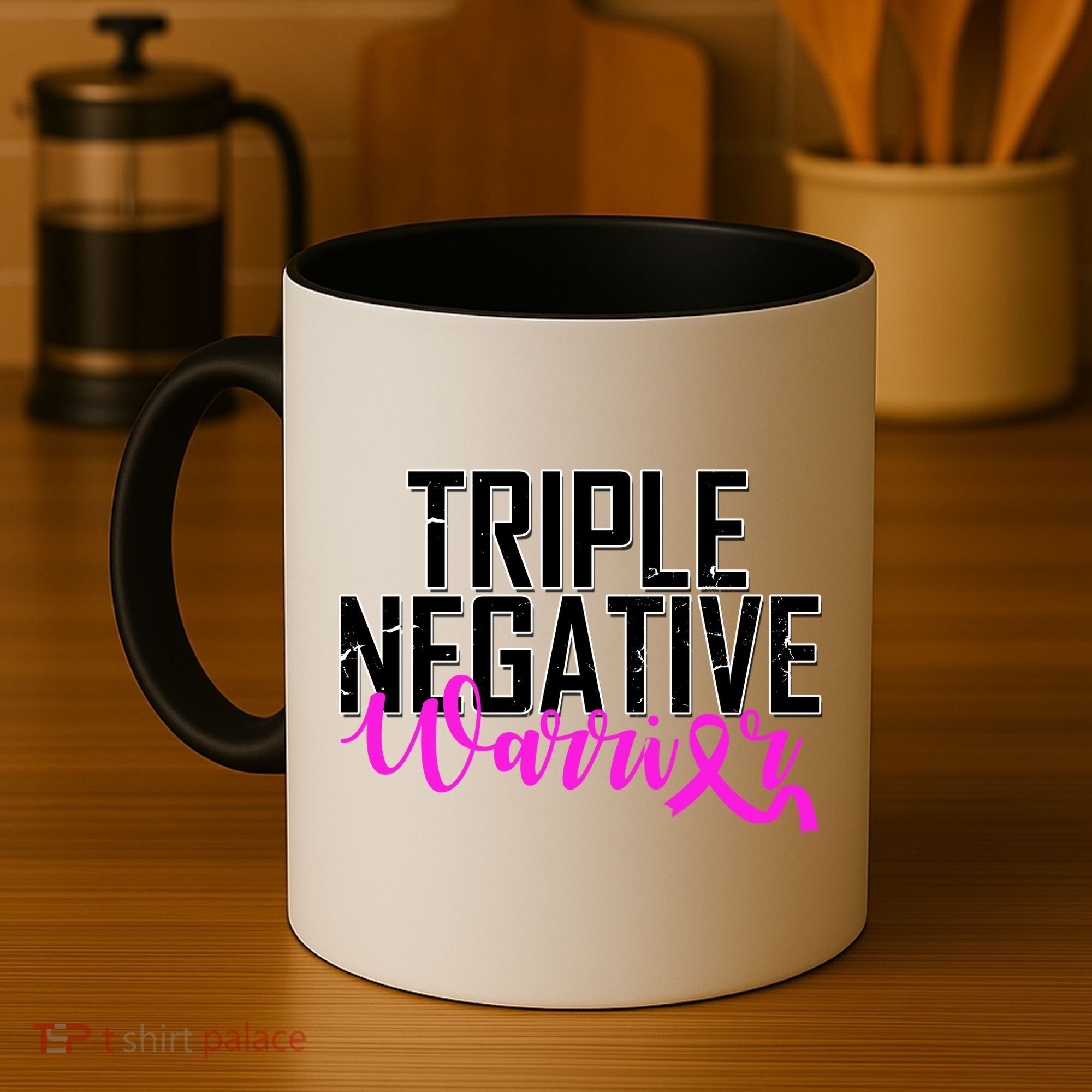 Triple Negative Breast Cancer Warrior Coffee Mug