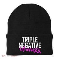 Triple Negative Breast Cancer Warrior Beanie thumb 0