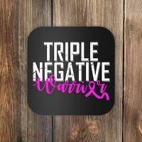 Triple Negative Breast Cancer Warrior Coaster thumb 0