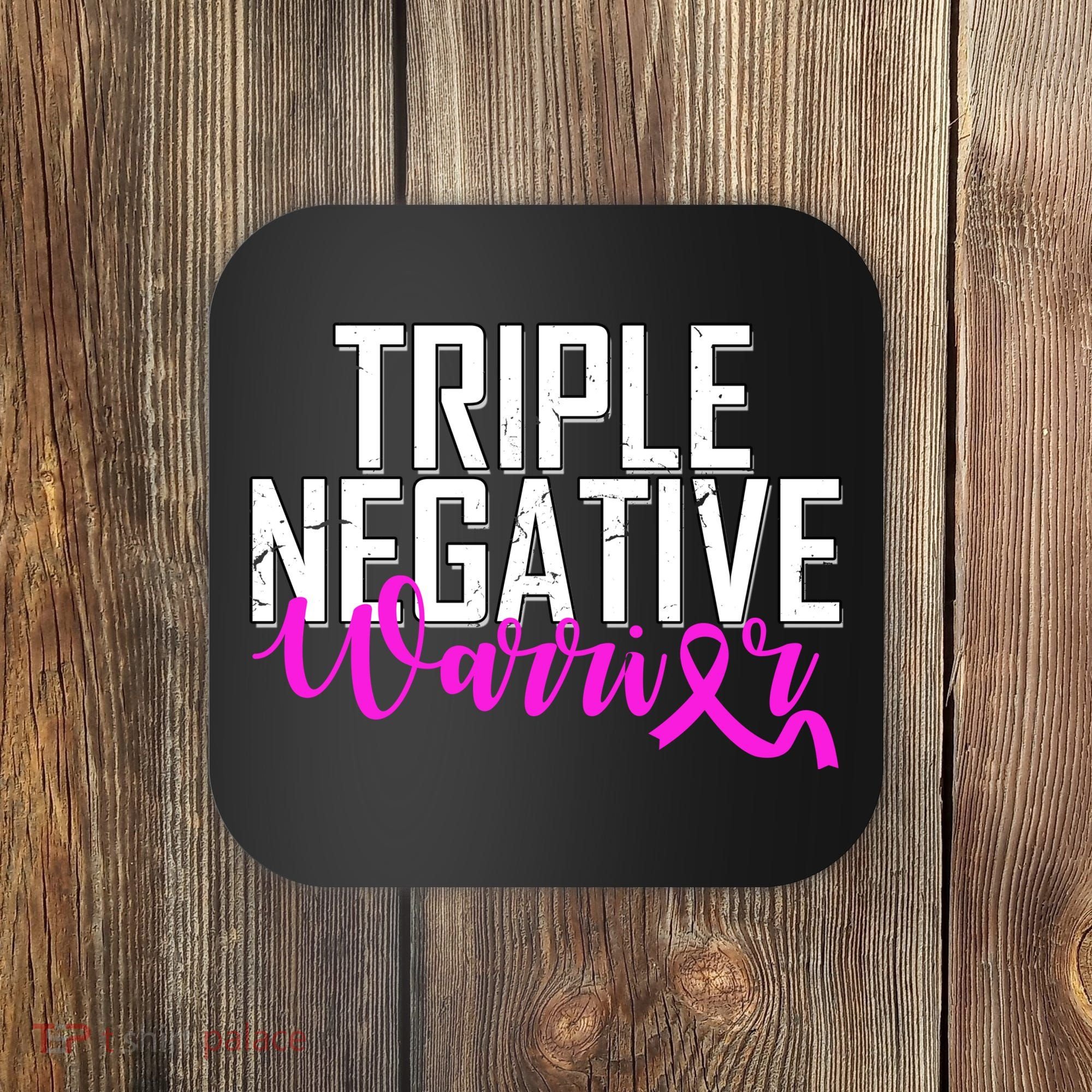 Triple Negative Breast Cancer Warrior Coaster
