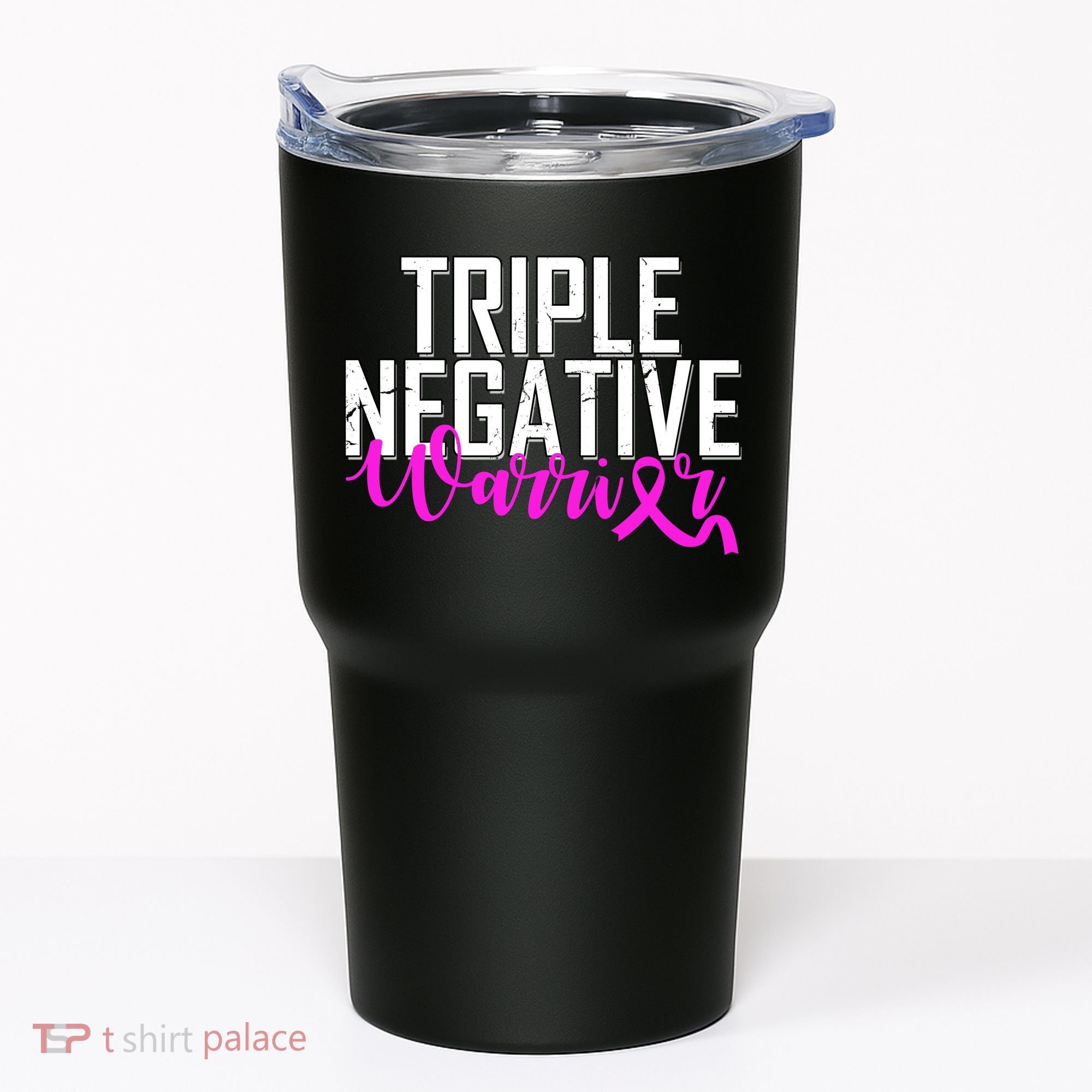 Triple Negative Breast Cancer Warrior Tumbler