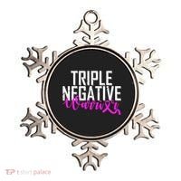 Triple Negative Breast Cancer Warrior Ornament thumb 0