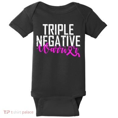 Triple Negative Breast Cancer Warrior Baby Bodysuit