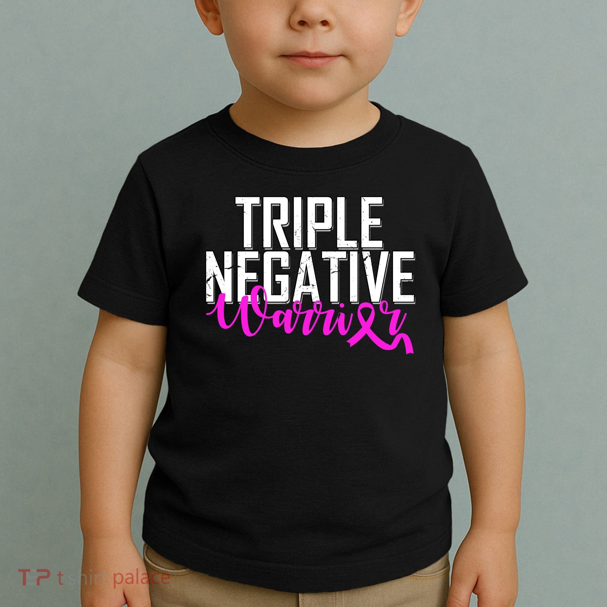 Triple Negative Breast Cancer Warrior Toddler T-Shirt