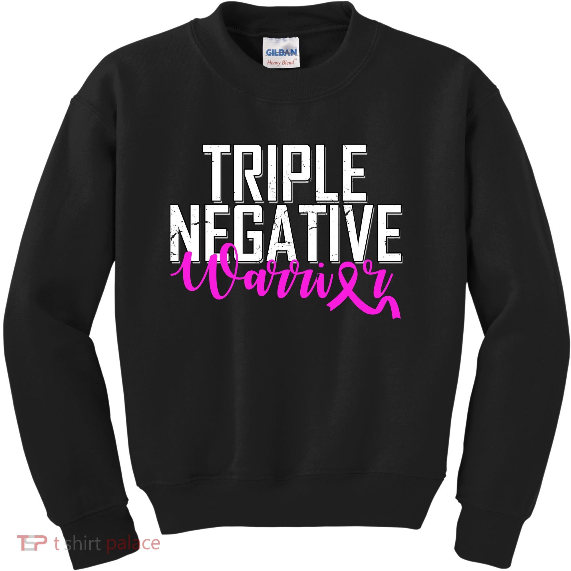 Triple Negative Breast Cancer Warrior Kids Sweatshirt