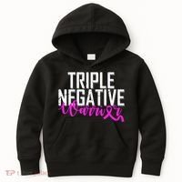 Triple Negative Breast Cancer Warrior Kids Hoodie thumb 0