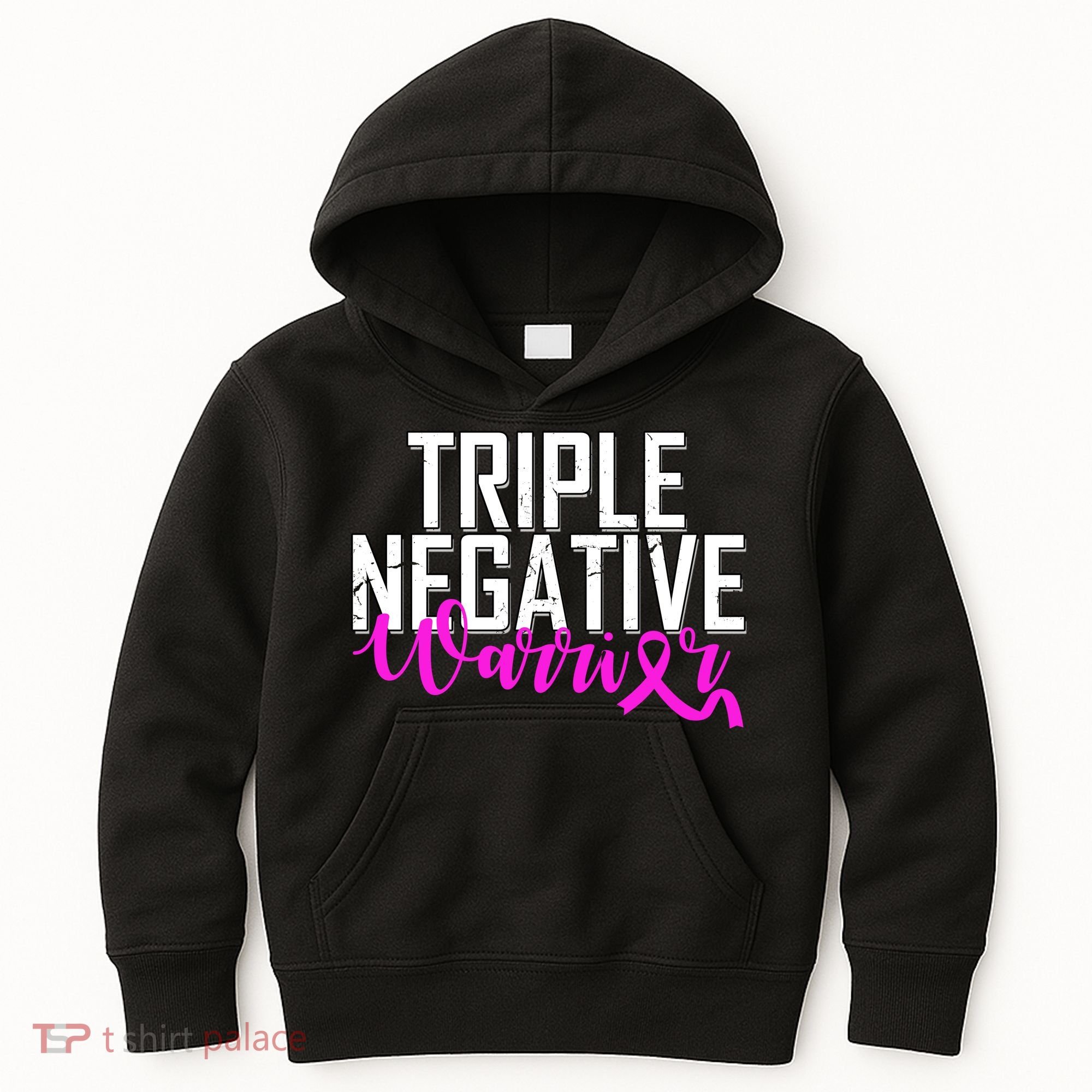 Triple Negative Breast Cancer Warrior Kids Hoodie