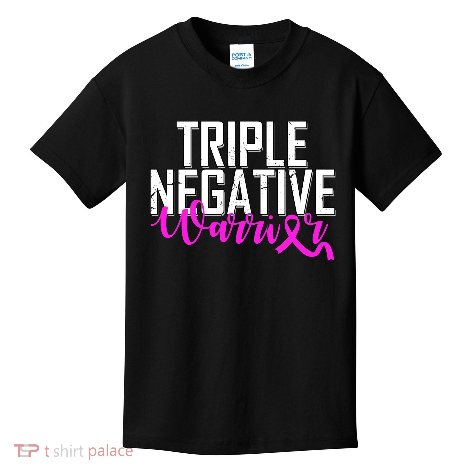 Triple Negative Breast Cancer Warrior Kids T-Shirt