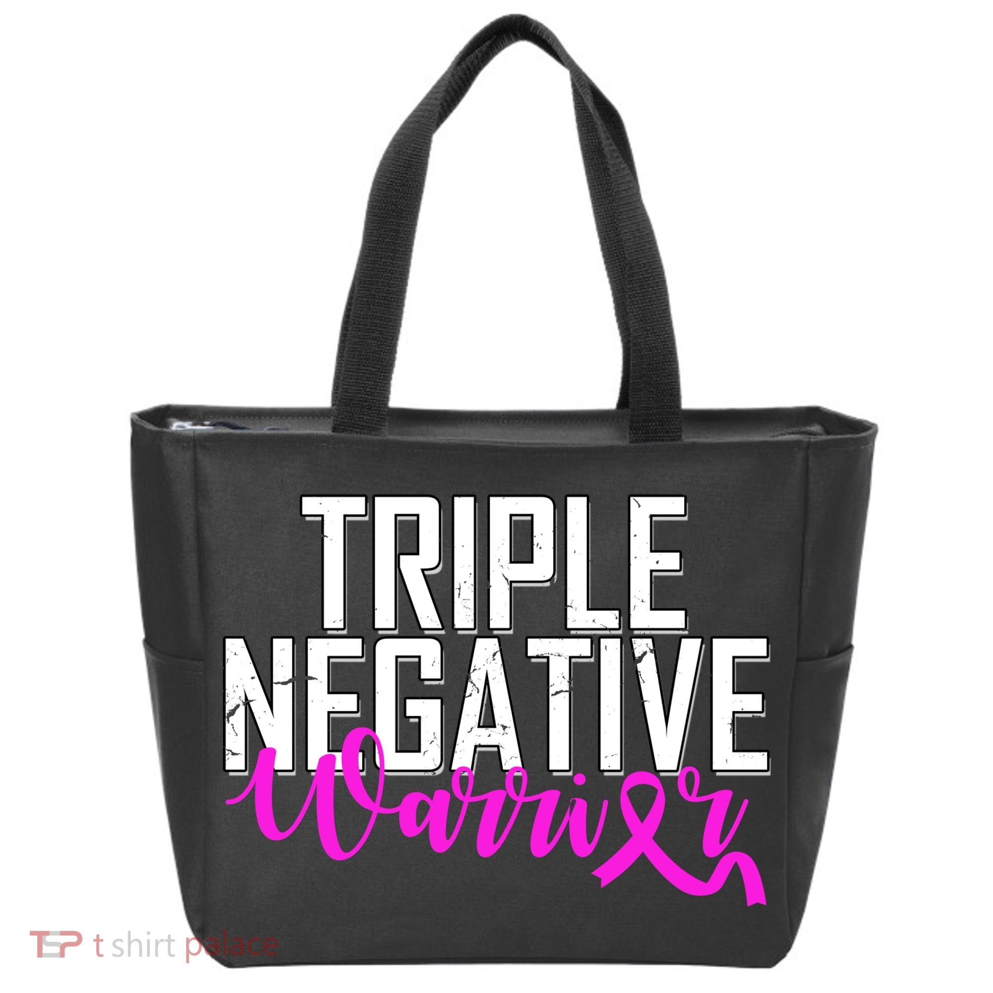Triple Negative Breast Cancer Warrior Tote Bag