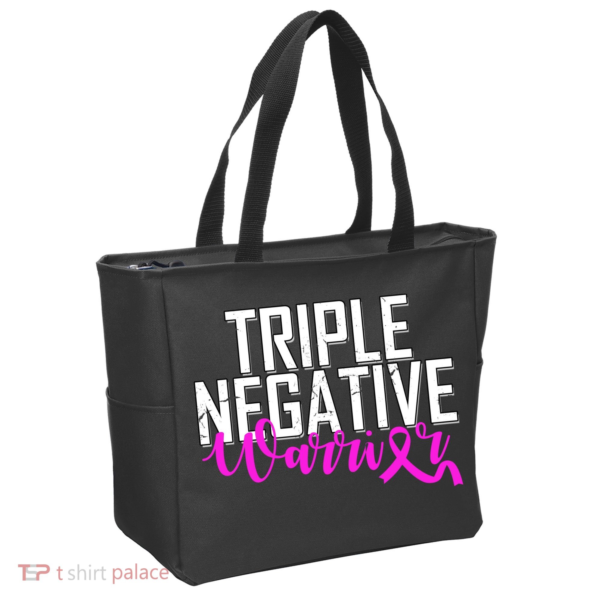 Triple Negative Breast Cancer Warrior Tote Bag