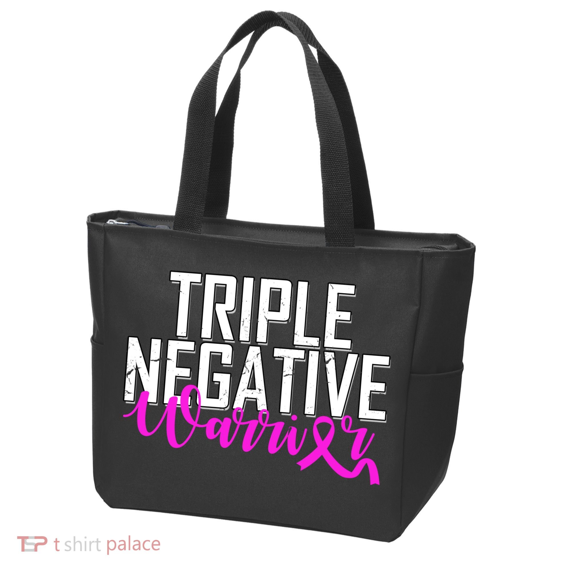 Triple Negative Breast Cancer Warrior Tote Bag