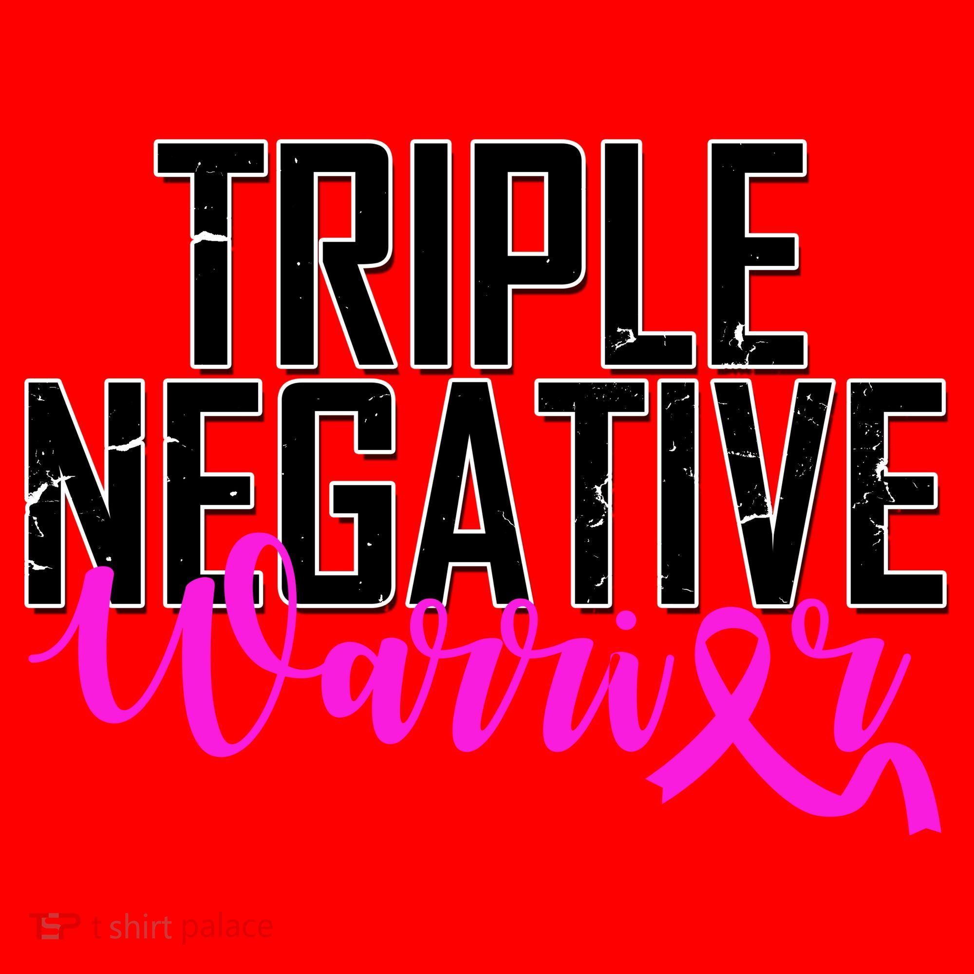 Triple Negative Breast Cancer Warrior Santa Hat