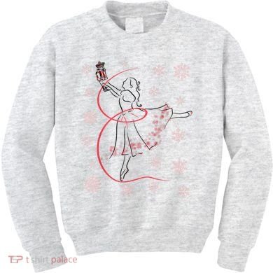 The Nutcracker Ballet And Clara Christmas Holiday Dance Kids Sweatshirt
