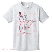The Nutcracker Ballet And Clara Christmas Holiday Dance Kids T-Shirt thumb 0