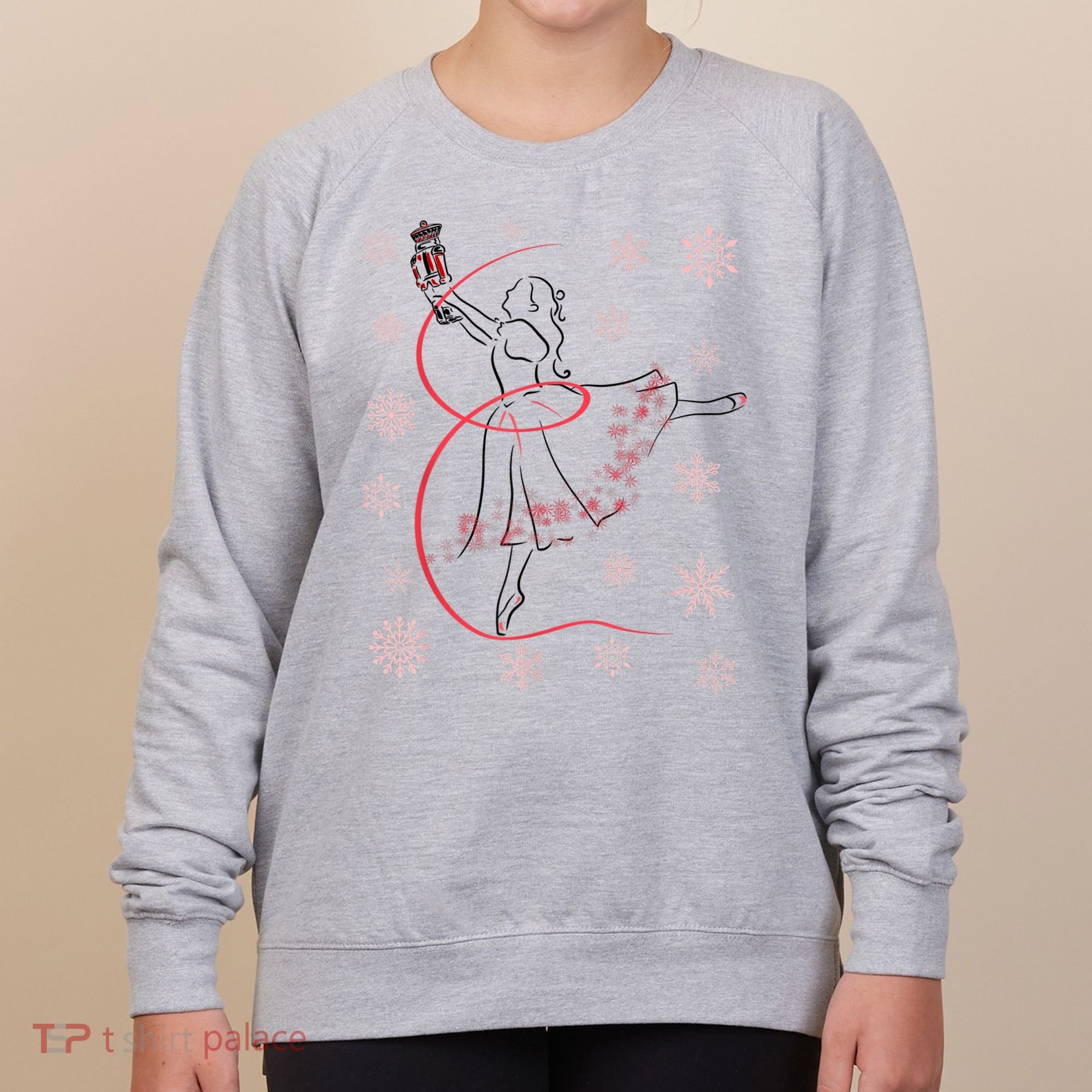 The Nutcracker Ballet And Clara Christmas Holiday Dance Women's Sweatshirt