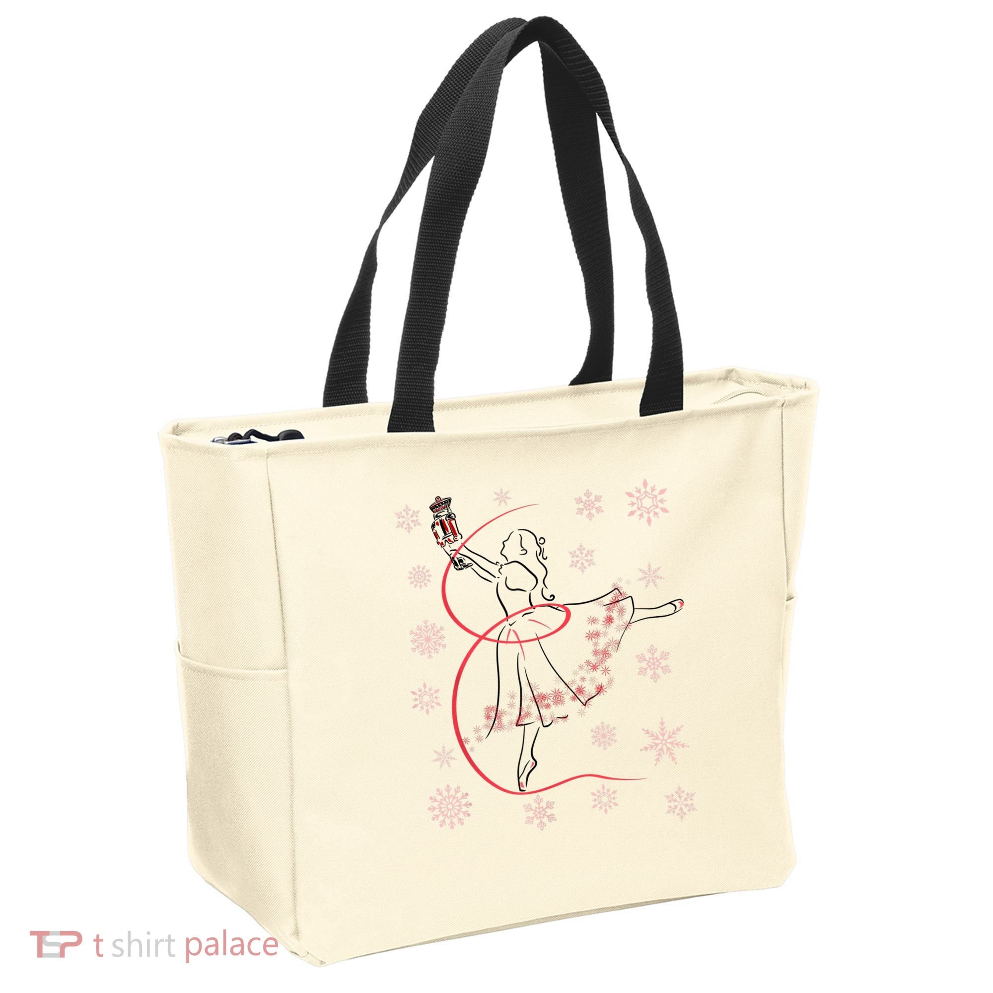 The Nutcracker Ballet And Clara Christmas Holiday Dance Tote Bag