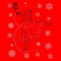 The Nutcracker Ballet And Clara Christmas Holiday Dance Santa Hat thumb 1