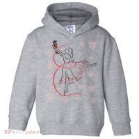 The Nutcracker Ballet And Clara Christmas Holiday Dance Toddler Hoodie thumb 0