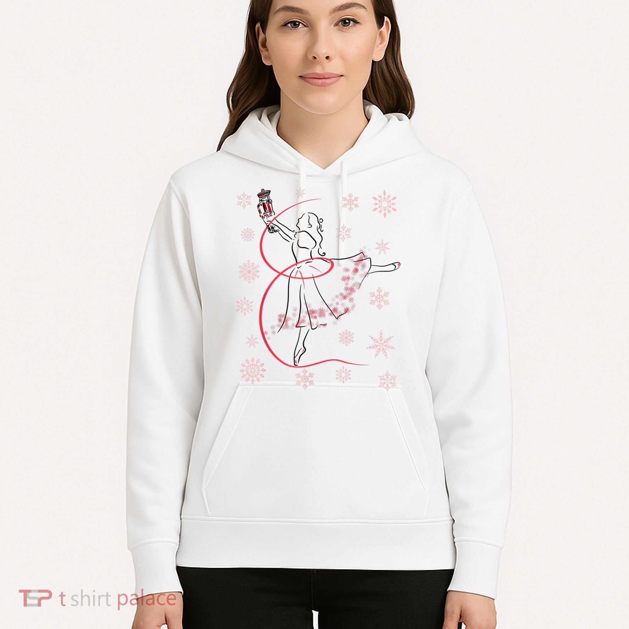 The Nutcracker Ballet And Clara Christmas Holiday Dance Hoodie