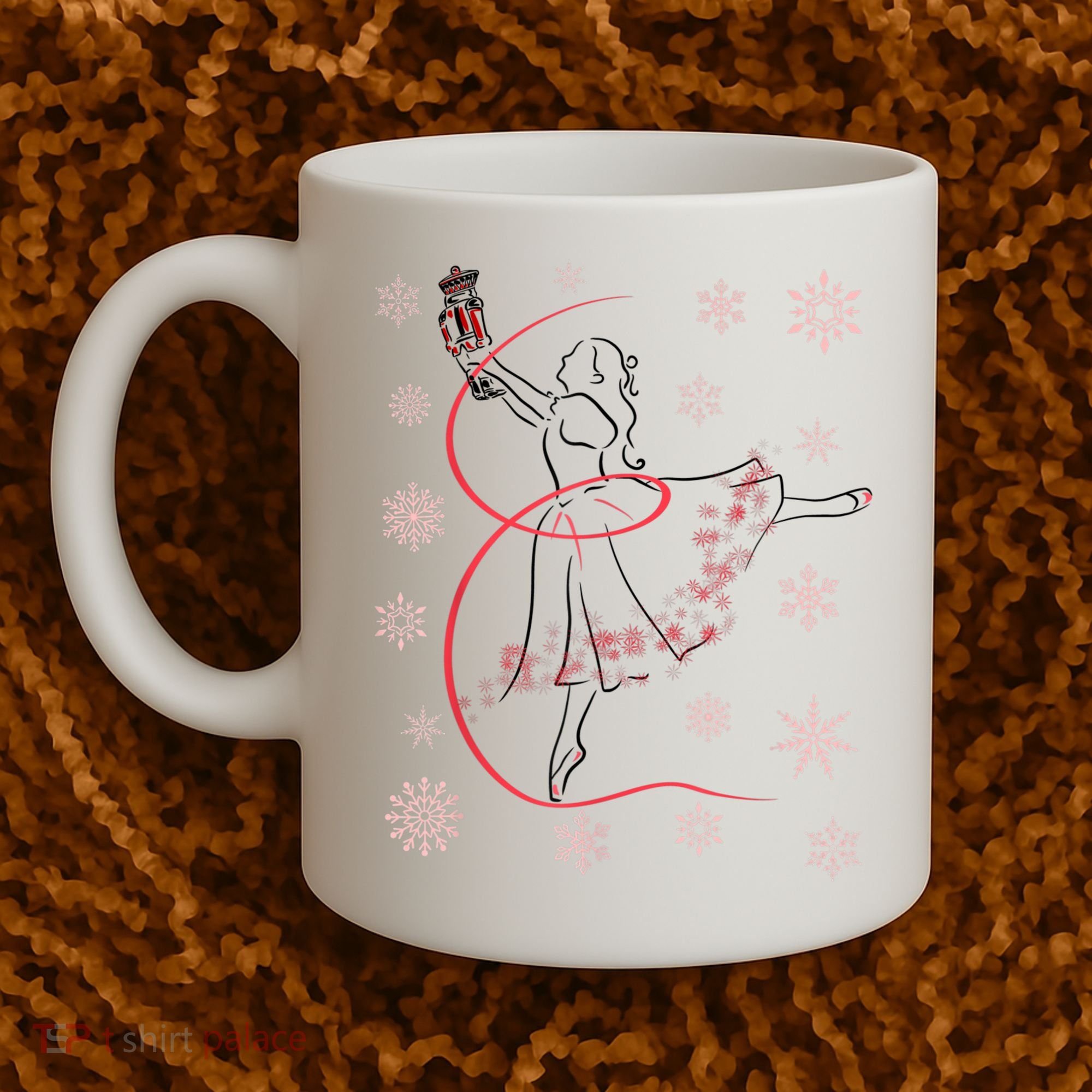 The Nutcracker Ballet And Clara Christmas Holiday Dance Coffee Mug