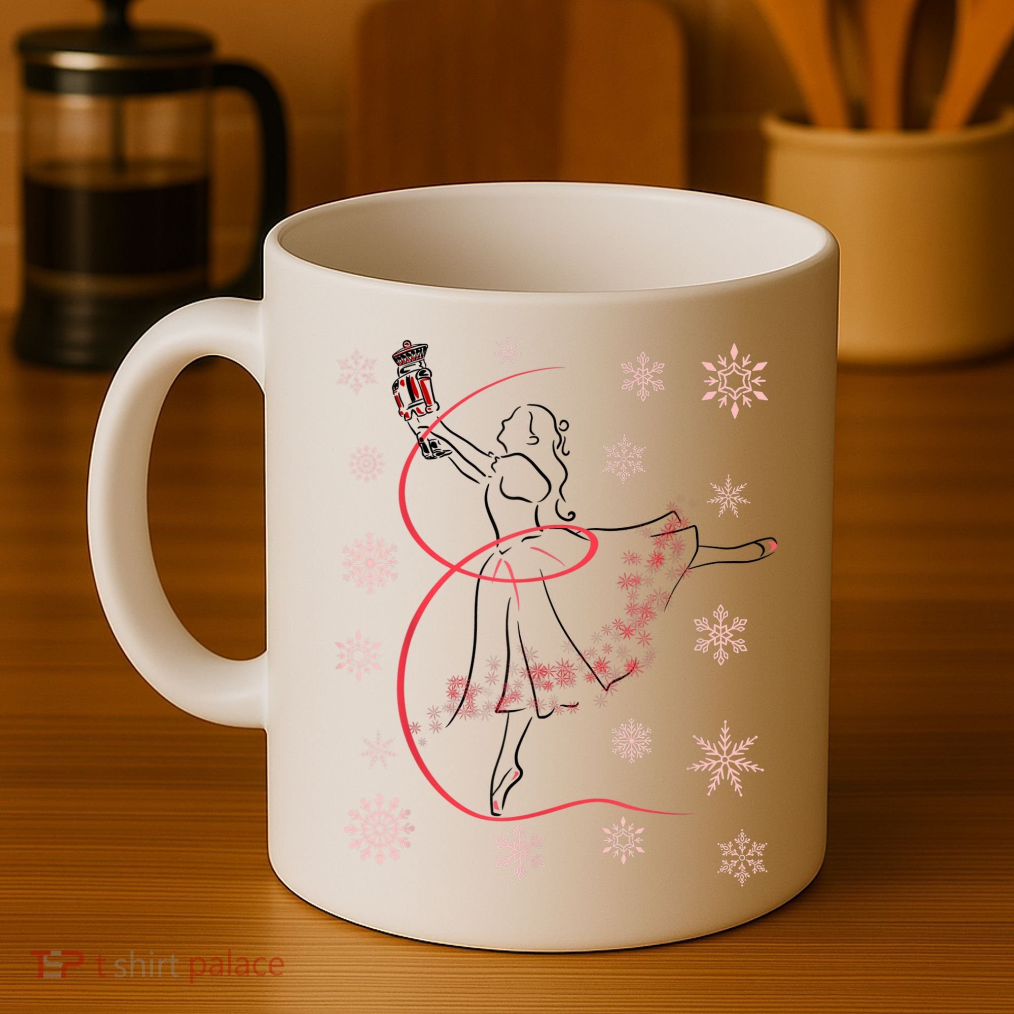 The Nutcracker Ballet And Clara Christmas Holiday Dance Coffee Mug