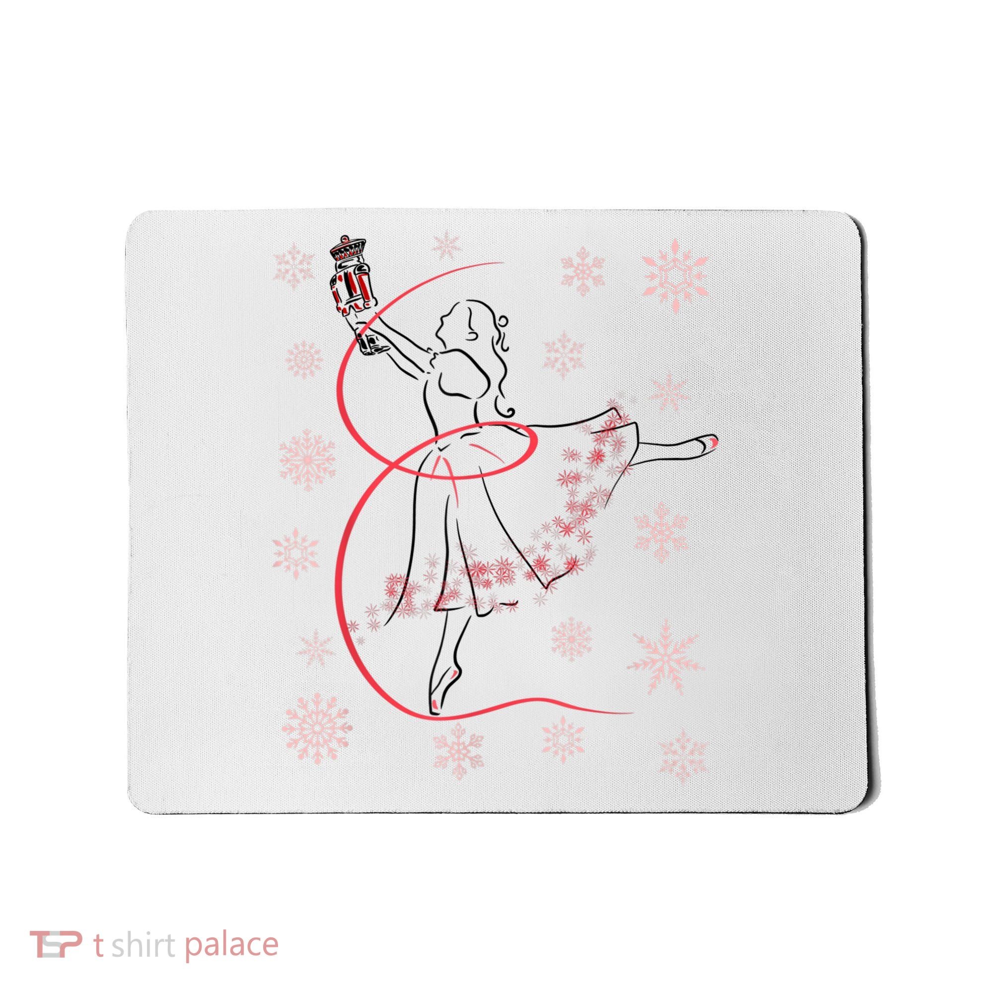 The Nutcracker Ballet And Clara Christmas Holiday Dance Mousepad