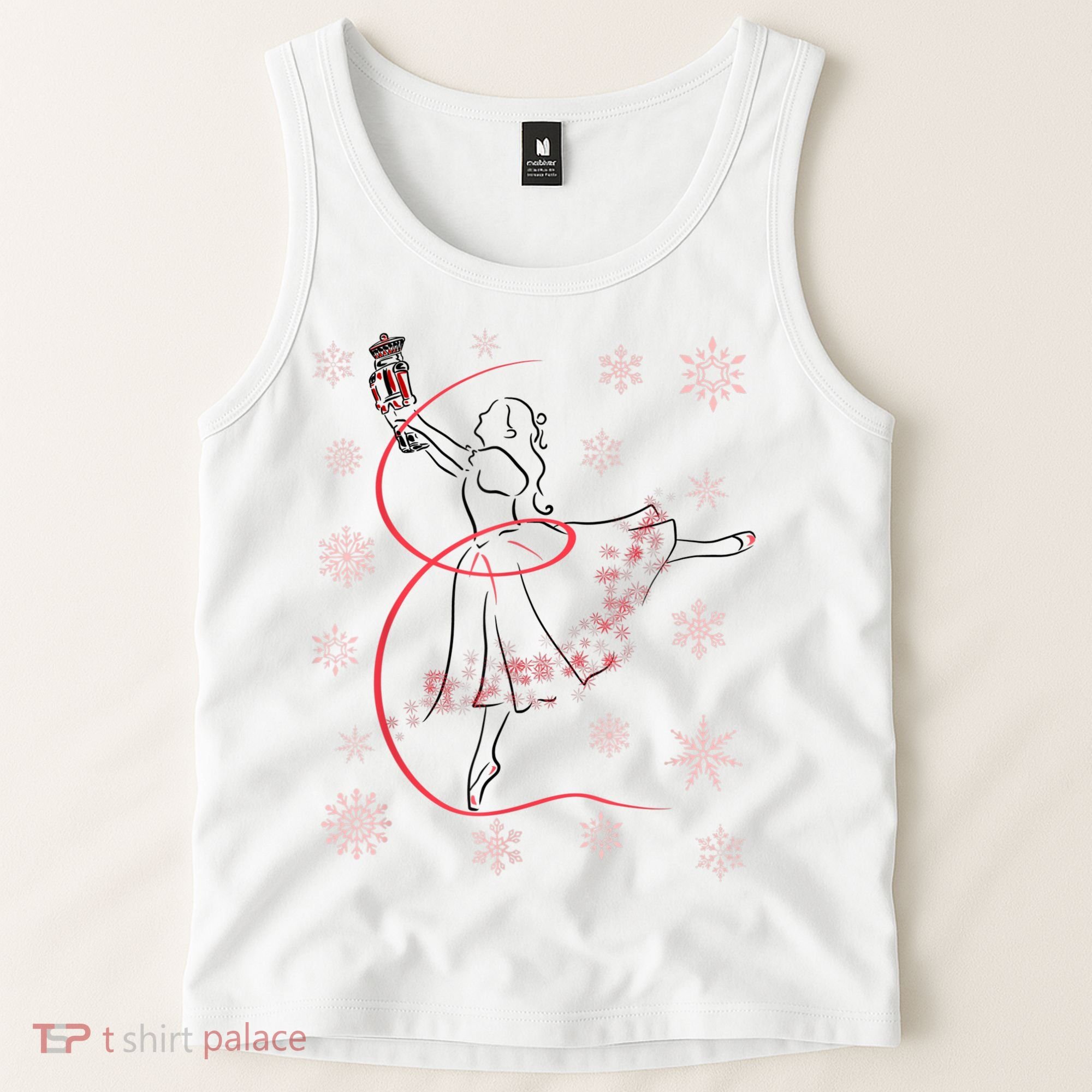 The Nutcracker Ballet And Clara Christmas Holiday Dance Tank Top