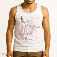 The Nutcracker Ballet And Clara Christmas Holiday Dance Tank Top thumb 3