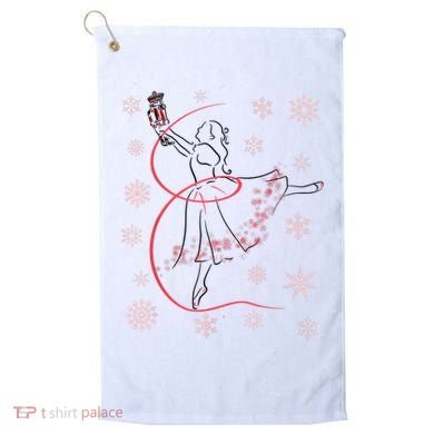 The Nutcracker Ballet And Clara Christmas Holiday Dance Golf Towel