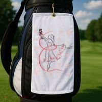The Nutcracker Ballet And Clara Christmas Holiday Dance Golf Towel thumb 2