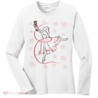 The Nutcracker Ballet And Clara Christmas Holiday Dance Women's Long Sleeve Shirt thumb 0