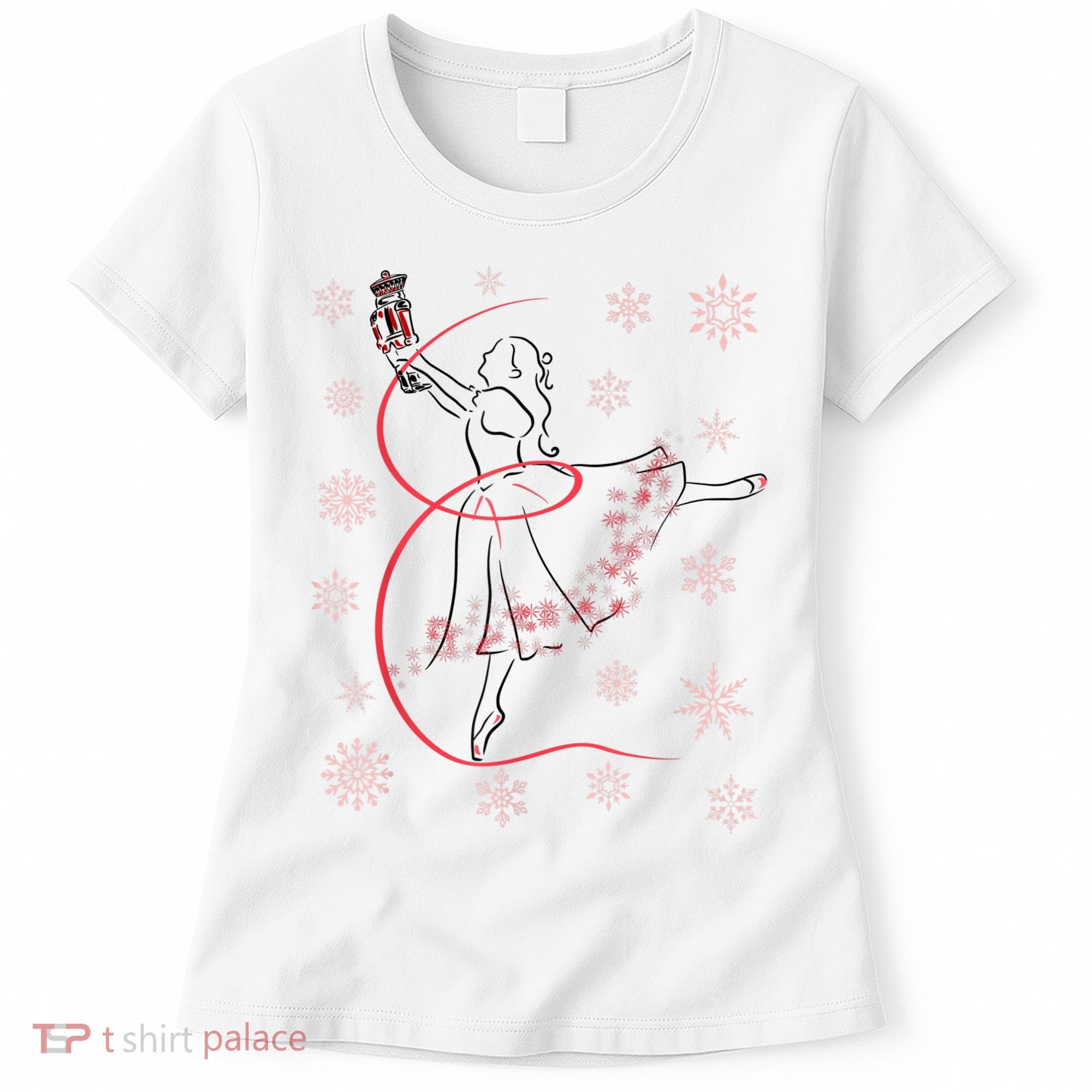 The Nutcracker Ballet And Clara Christmas Holiday Dance Women's T-Shirt