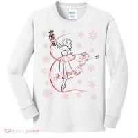The Nutcracker Ballet And Clara Christmas Holiday Dance Kids Long Sleeve Shirt thumb 0