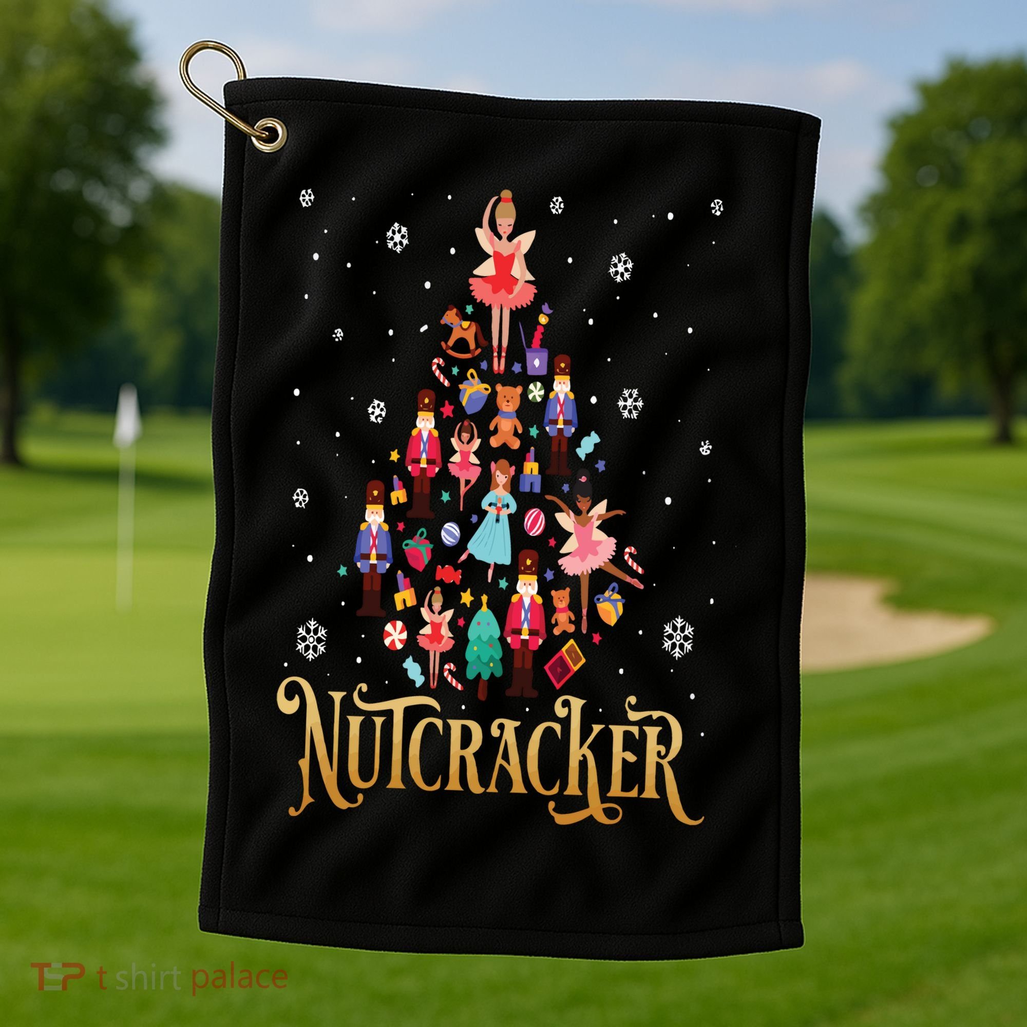The Nutcracker Ballet Christmas Golf Towel