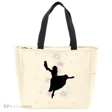 The Nutcracker Ballet, Clara, Tree Christmas Holiday Dance Tote Bag