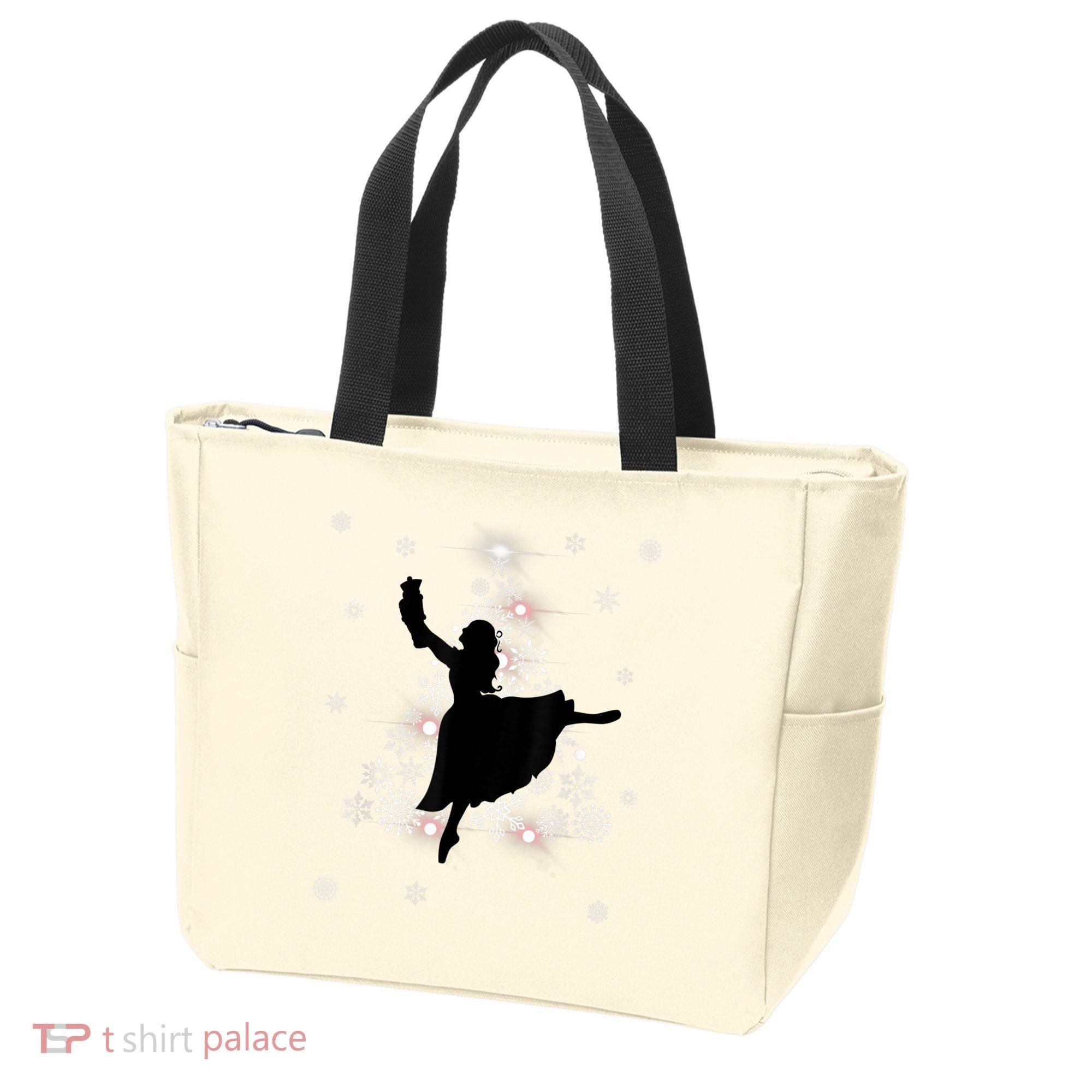 The Nutcracker Ballet, Clara, Tree Christmas Holiday Dance Tote Bag