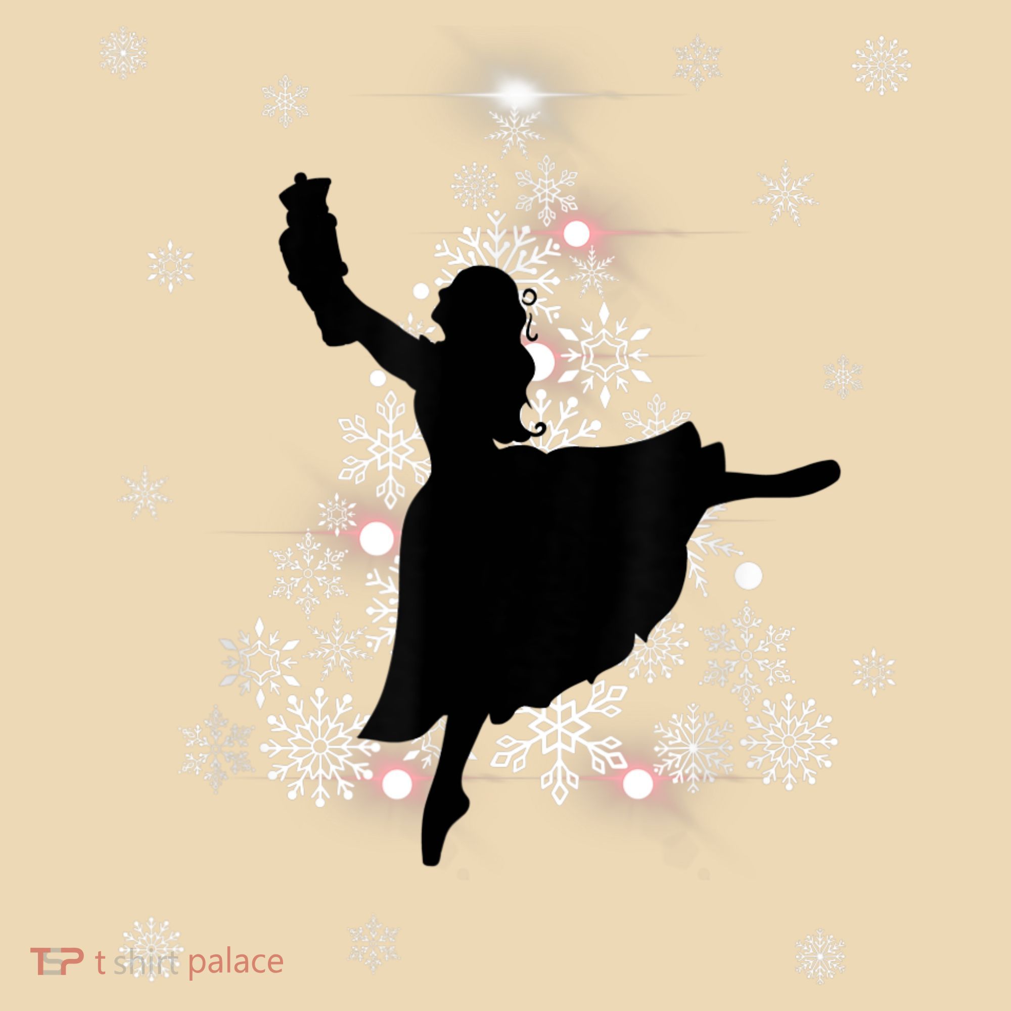 The Nutcracker Ballet, Clara, Tree Christmas Holiday Dance Tote Bag