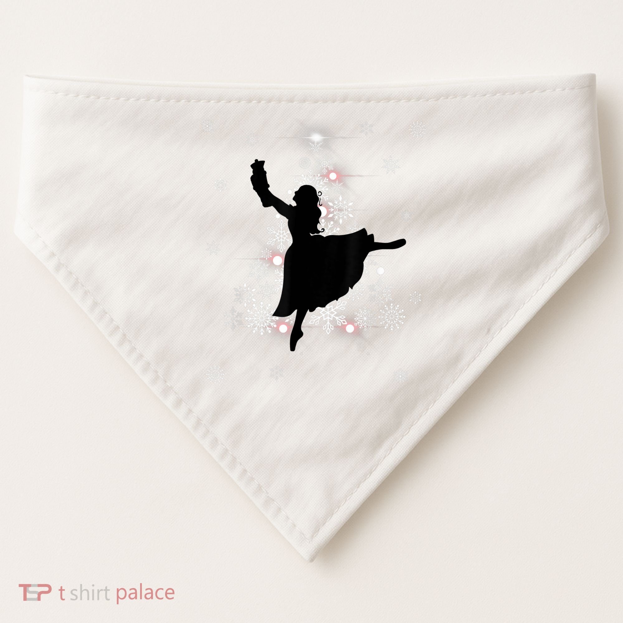 The Nutcracker Ballet, Clara, Tree Christmas Holiday Dance USA-Made Doggie Bandana