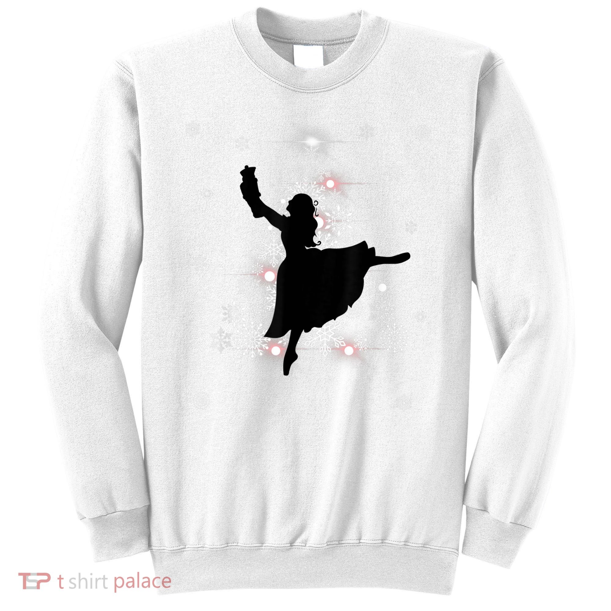 The Nutcracker Ballet, Clara, Tree Christmas Holiday Dance Sweatshirt
