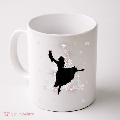 The Nutcracker Ballet, Clara, Tree Christmas Holiday Dance Coffee Mug