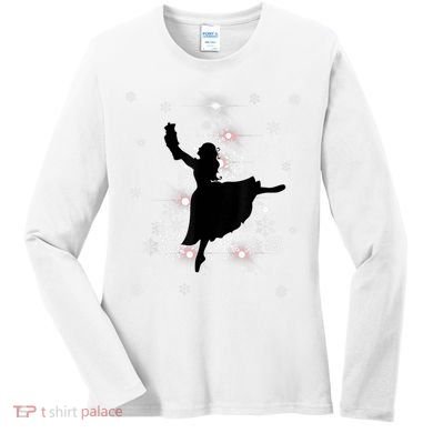The Nutcracker Ballet, Clara, Tree Christmas Holiday Dance Women's Long Sleeve Shirt