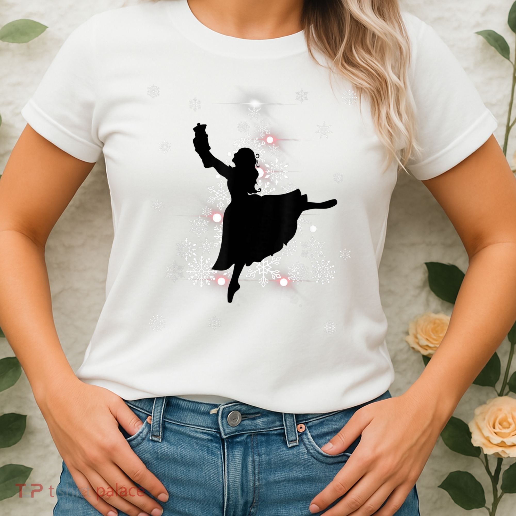 The Nutcracker Ballet, Clara, Tree Christmas Holiday Dance Women's T-Shirt