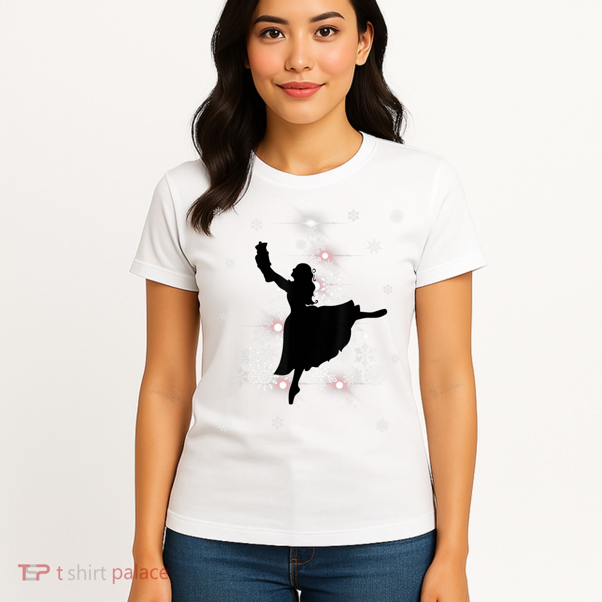 The Nutcracker Ballet, Clara, Tree Christmas Holiday Dance Women's T-Shirt