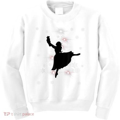 The Nutcracker Ballet, Clara, Tree Christmas Holiday Dance Kids Sweatshirt
